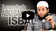 Benarkah Abu Bakar Radhiyallahu Anhu ISBAL - Ustadz DR Khalid Basalamah MA