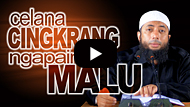 Celana Cingkrang Ngapain Malu - Ustadz DR Khalid Basalamah MA