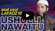 Asal usul Lafadz Niat Usholli dan Nawaitu - DR Khalid Basalamah MA