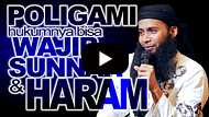 Hukum Poligami bisa Wajib, Sunnah dan Haram - Ustadz DR Syafiq Riza Basalamah MA