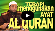 Terapi Menggunakan Ayat Quran yang Direndam Air atau Disimpan Didompet - DR Khalid Basalamah MA