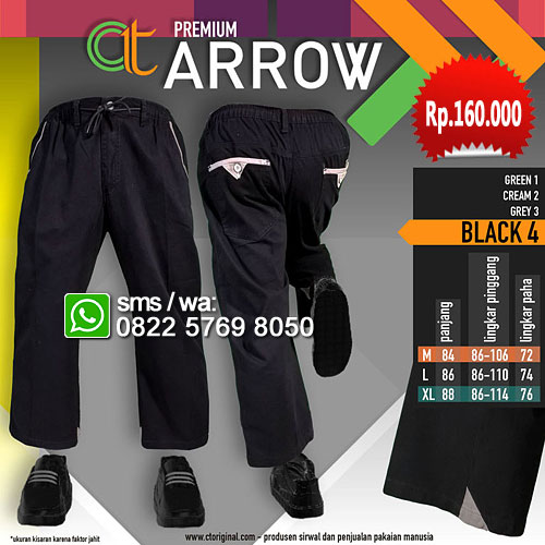 Sirwal Ct Original premium ARROW - Black