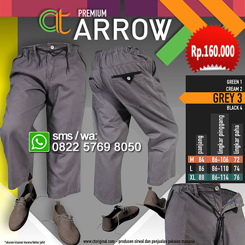 Sirwal Ct Original premium ARROW - Grey