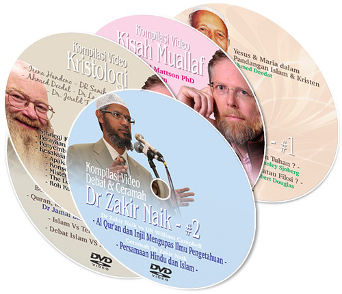 dvd kompilasi video debat, kisah-kisah Muallaf, ceramah Islam, Ceramah Kristologi